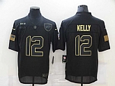 Nike Bills 12 Jim Kelly Black 2020 Salute To Service Limited Jersey Dzhi,baseball caps,new era cap wholesale,wholesale hats